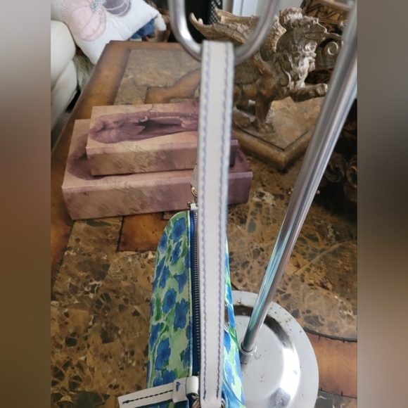 Dooney & Bourke Floral Blue and Green Women's Bag - Picture 6 of 10